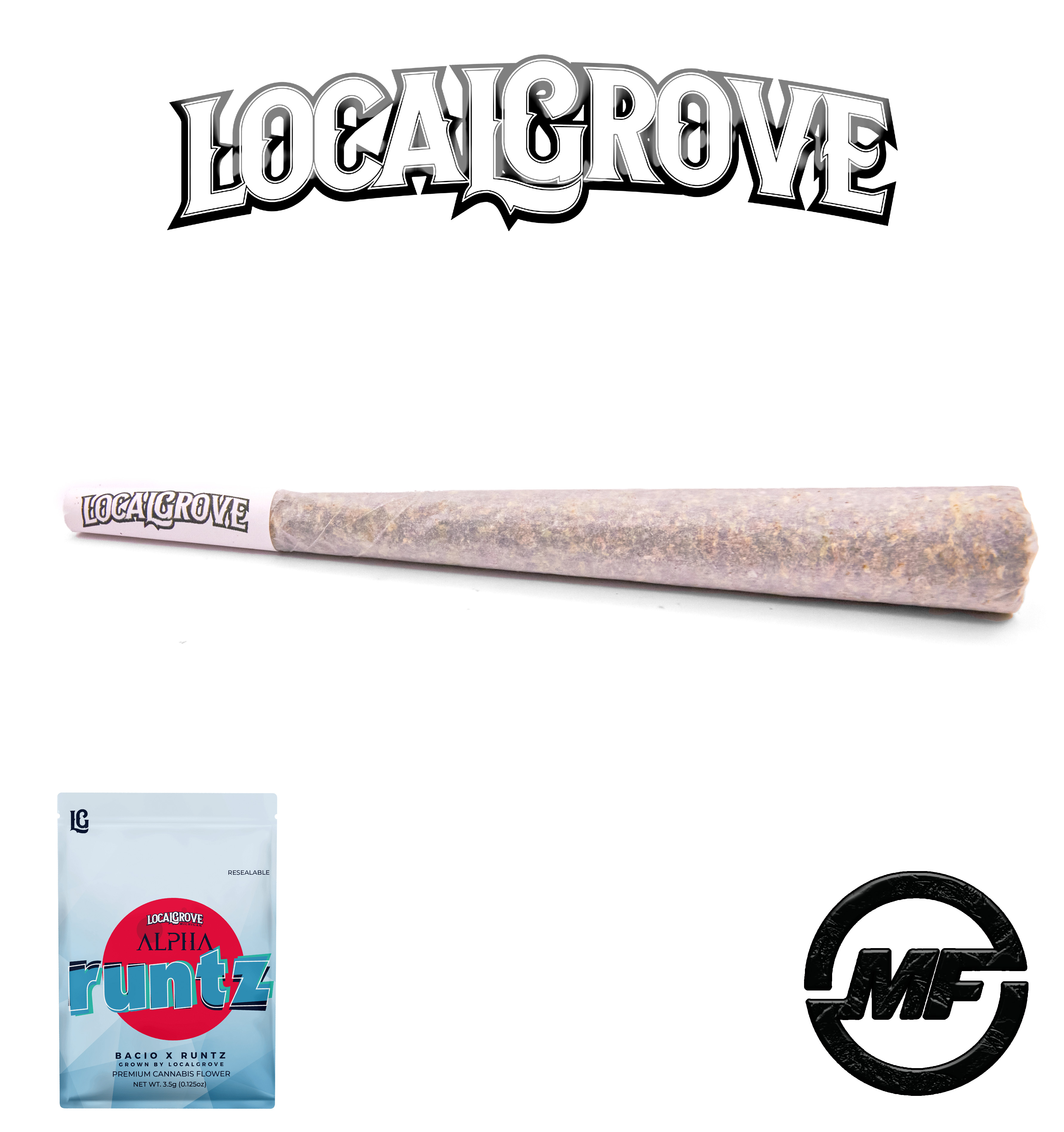Photograph of product: Local Grove | Alpha Runtz | Premium Pre-Roll | 1g