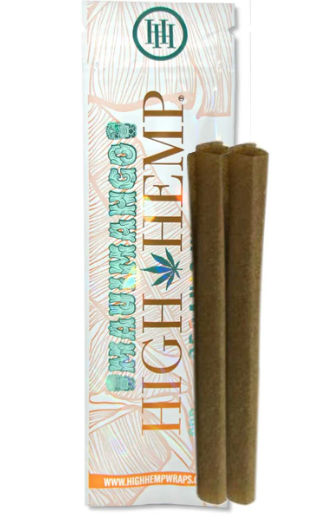 Photograph of product: High Hemp | Mango | Organic Wraps | 2pk