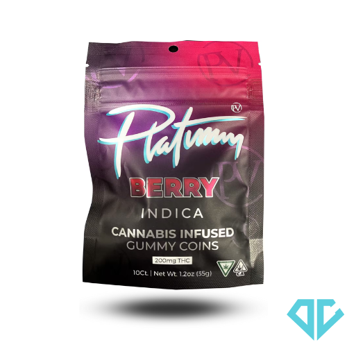 Photograph of product: Platinum Berry Gummies 200mg