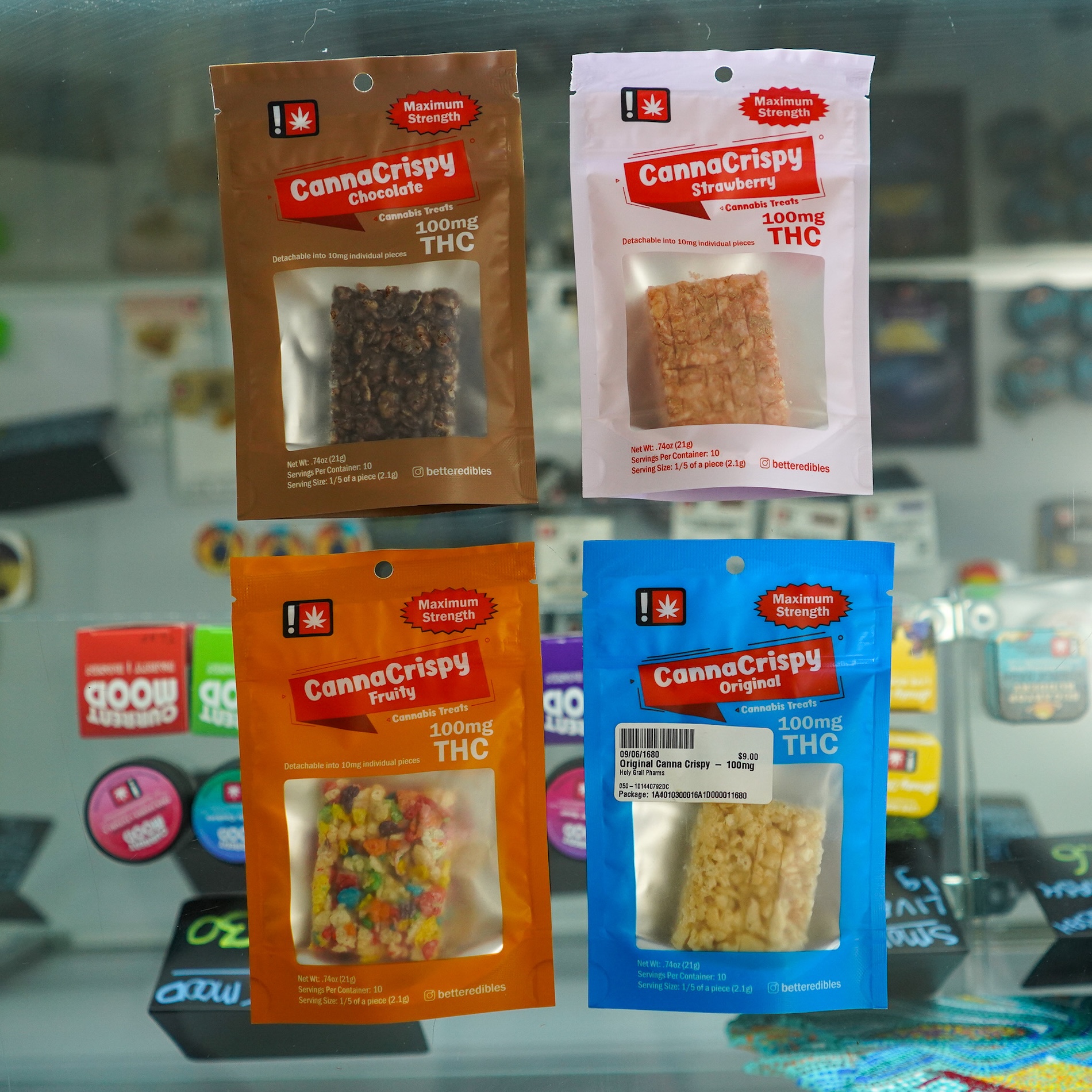 Photograph of product: Original Canna Crispy - 100mg