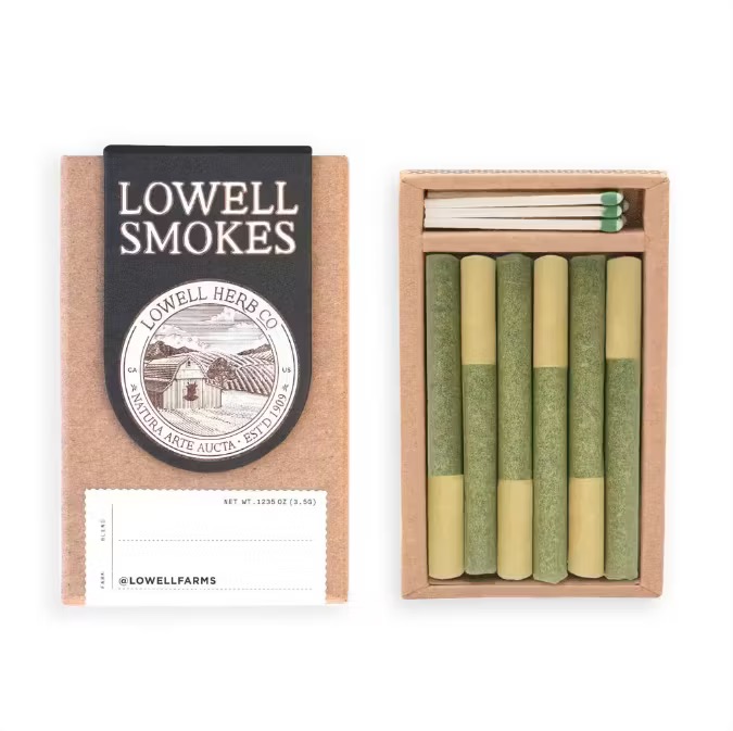 Photograph of product: Lowell | Pre-Roll Pack | The Bedtime Oui'd Blend | 6pk