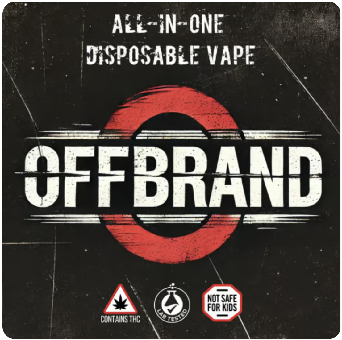 Photograph of product: Offbrand | Raspberry Kush | 1g Disposable