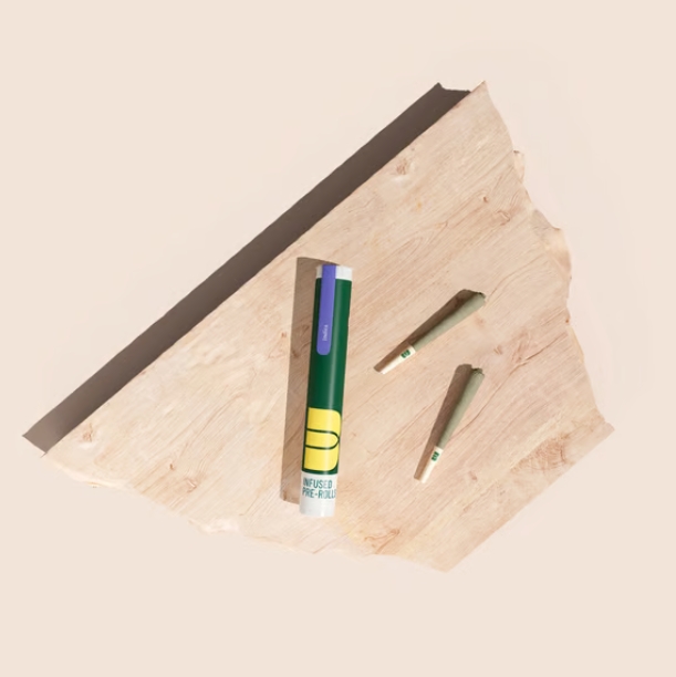 Photograph of product: IGF Botanist TH-ouiA Infused Prerolls - Mint Sherbert 1g (2pk)