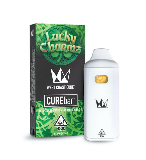 Photograph of product: Lucky Charmz - WCC 1g CUREbar Disposable - 