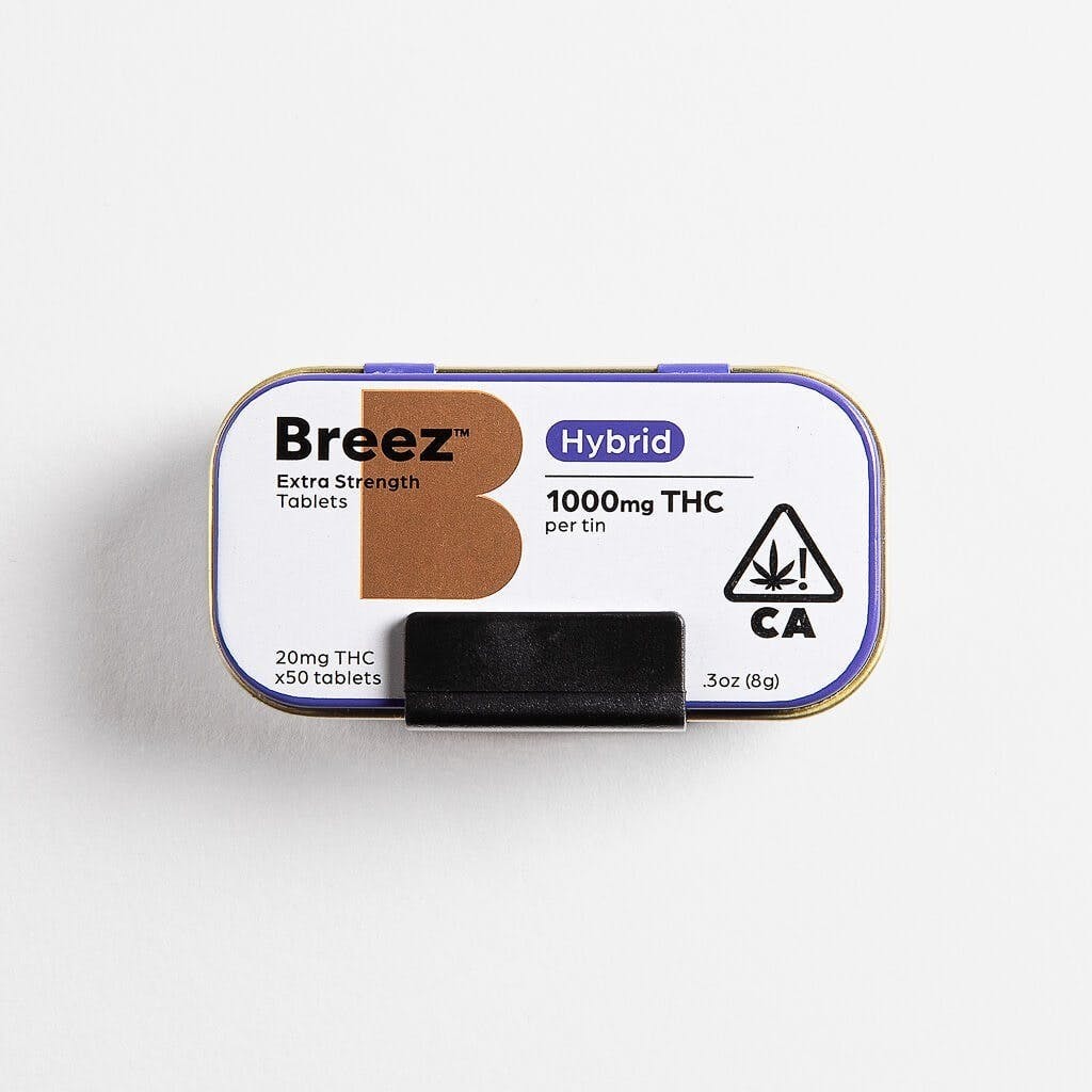 Photograph of product: Breez - Extra Strength Hybrid 1000MG Tablets
