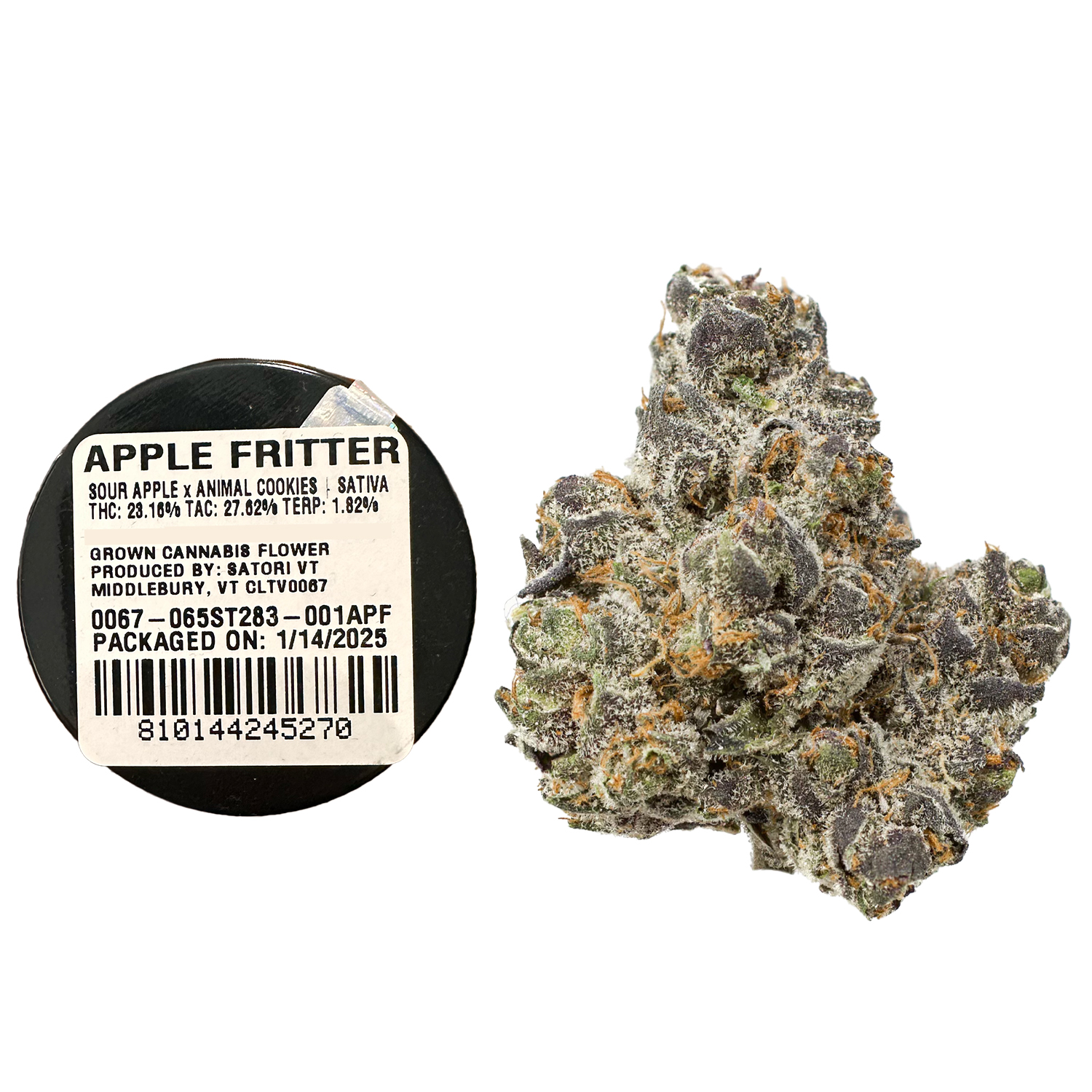 Photograph of product: Apple Fritter Jar Jar | Satori - 3.5g