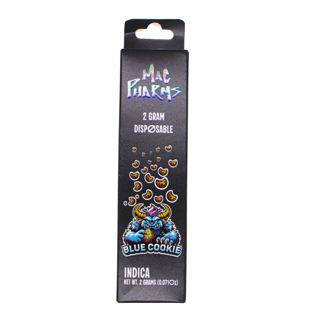 Photograph of product: Mac Pharms - 2g Disposable - Blue Cookie