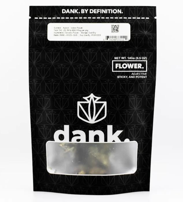 Photograph of product: Dank. By Definition | Gushers | Flower | 14g
