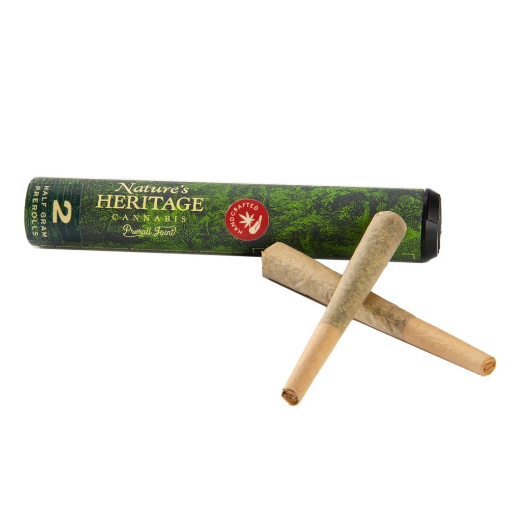 Photograph of product: Natures Heritage 1g Multi-Pack Preroll (2 x - Strawberry Jelly
