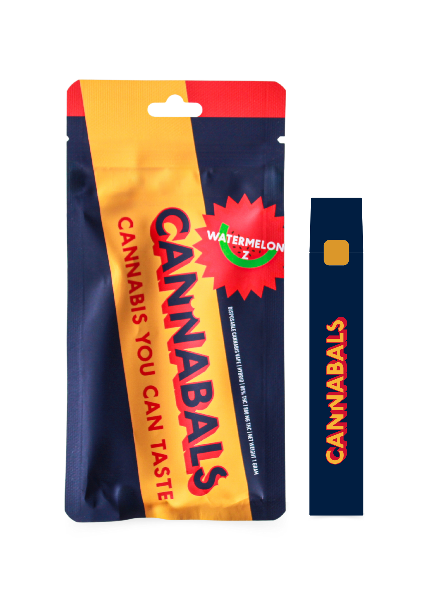 Photograph of product: Cannabals | Watermelon Z All-in-One Vape