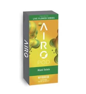 Photograph of product: Airo Pod 1000mg Miami Gelato Live Flower - 1.00 gram