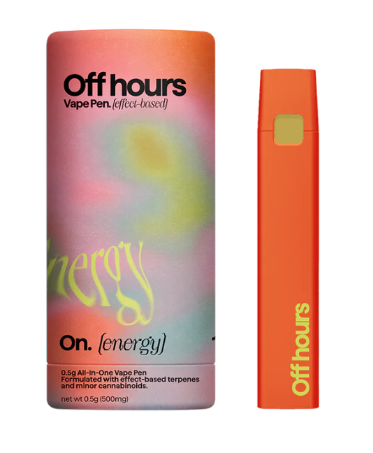 Photograph of product: Off Hours | On Energy | Disposable | .5g