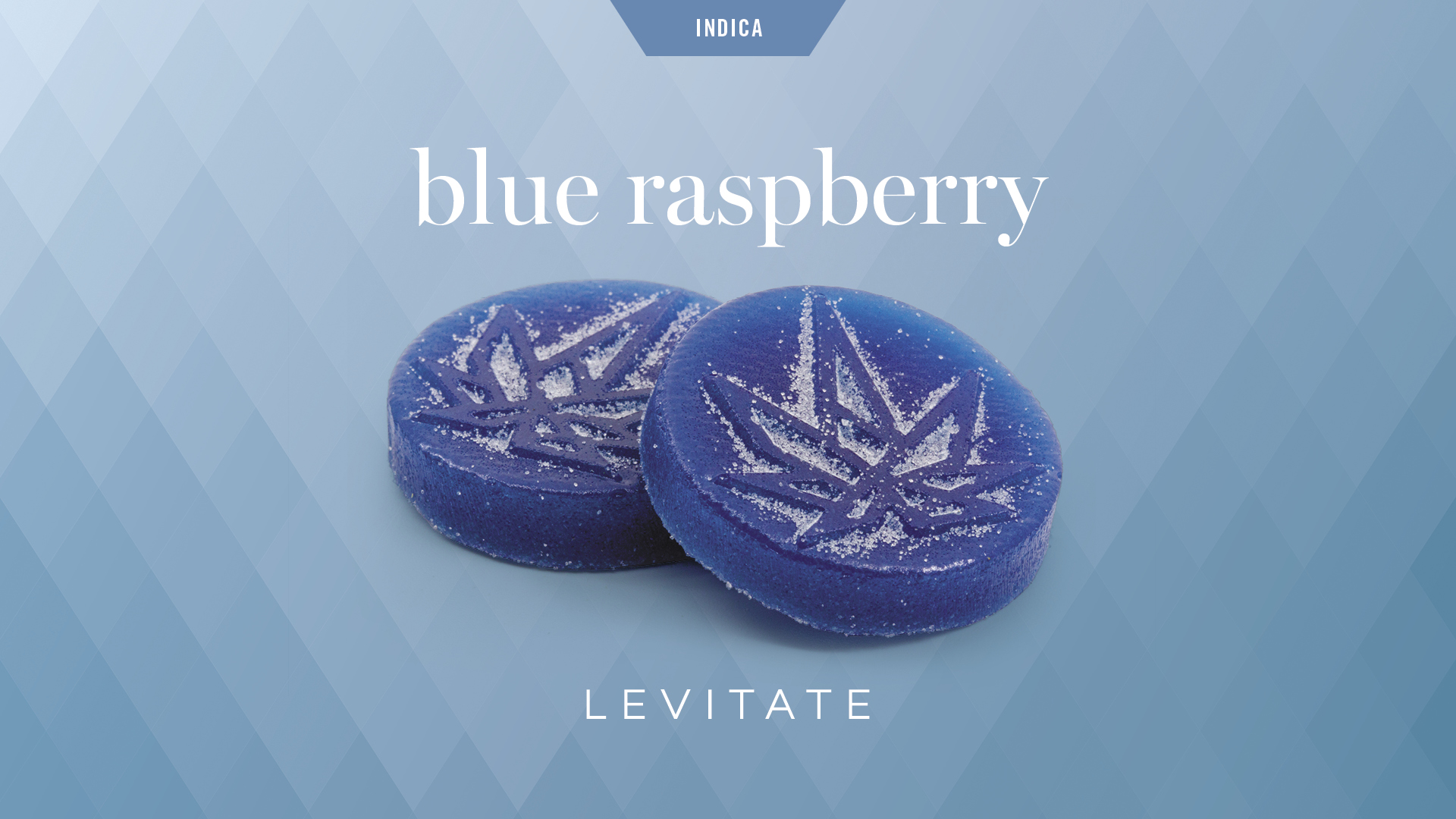 Photograph of product: Levitate | Blue Raspberry 4x50mg Oui'd Gummies