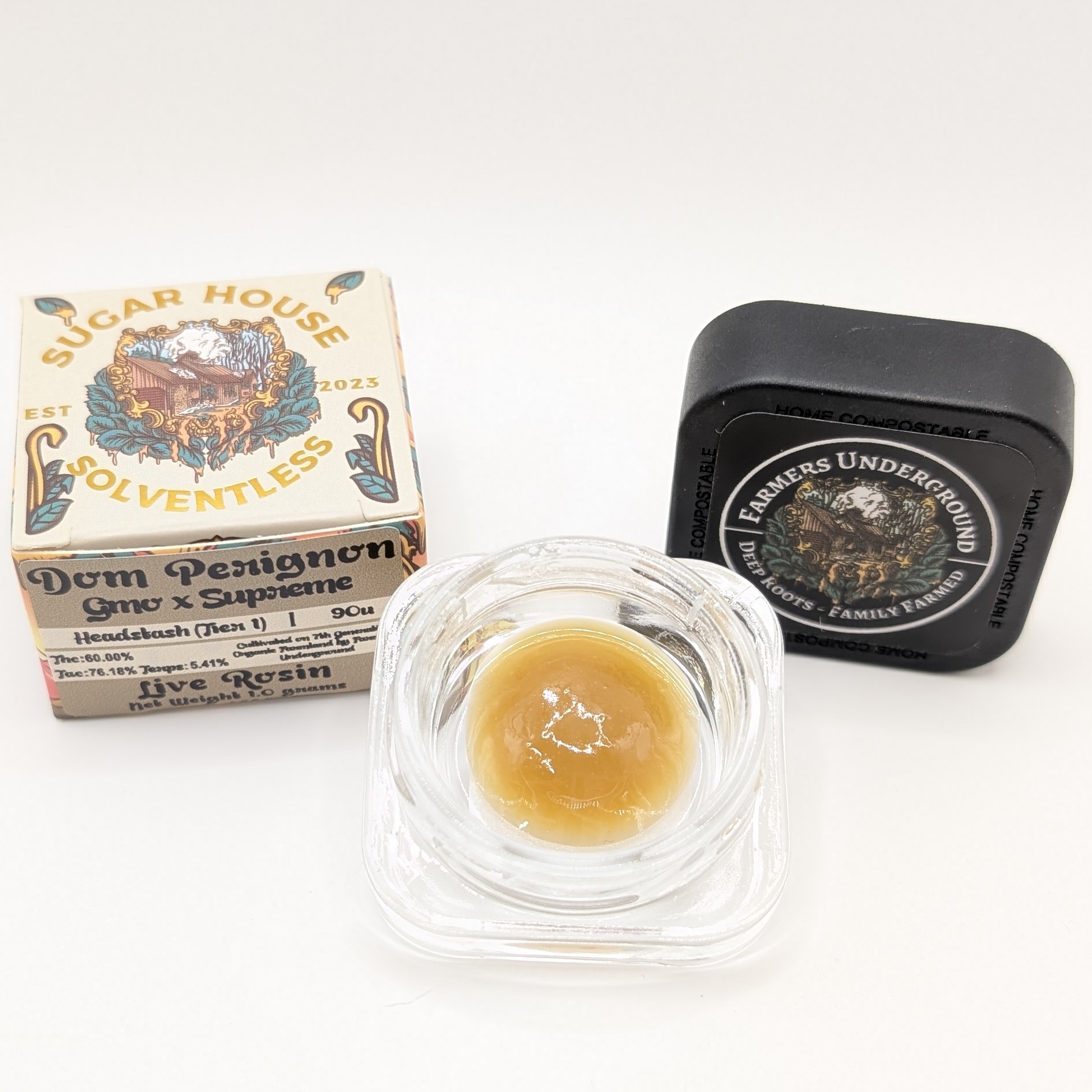 Photograph of product: Dom Perignon 1g Live Rosin