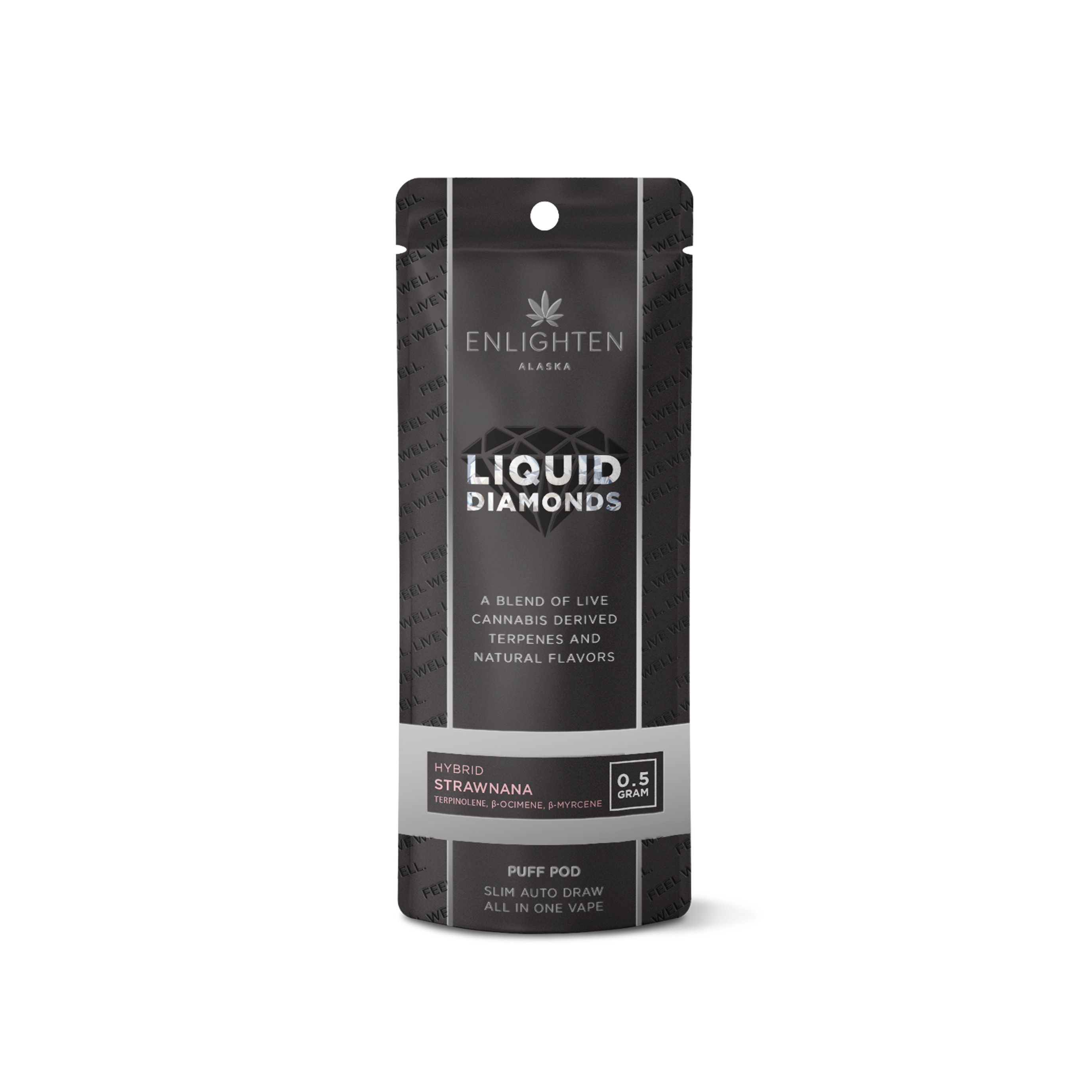 Photograph of product: (H) Strawnana Liquid Diamond Puff Pod