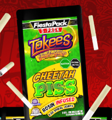 Photograph of product: Tokees Cheetah Piss x 5 Multipack