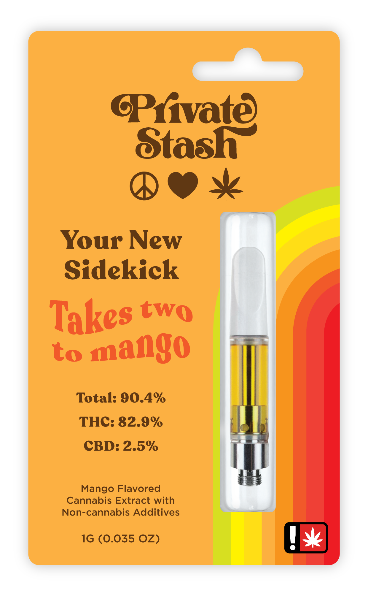 Photograph of product: Private Stash - TAKES TWO TO MANGO - Cartridge - - S