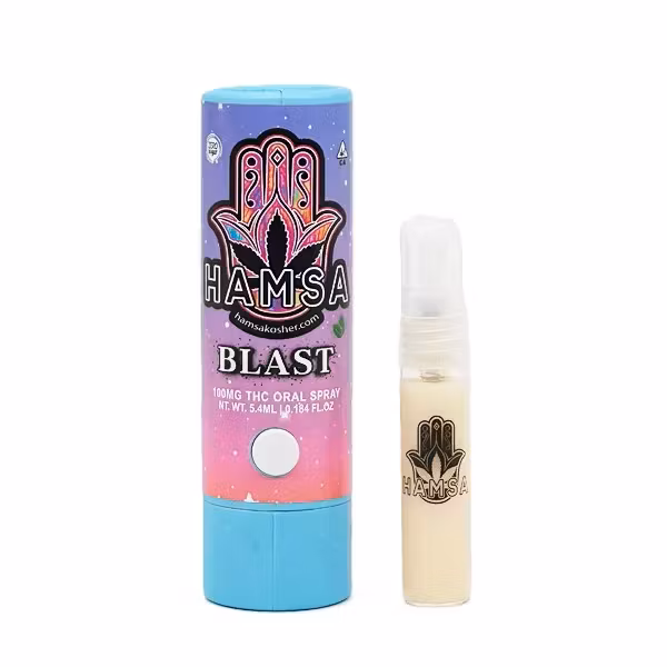 Photograph of product: Hamsa | Blast | Mint | 10pk/100mg