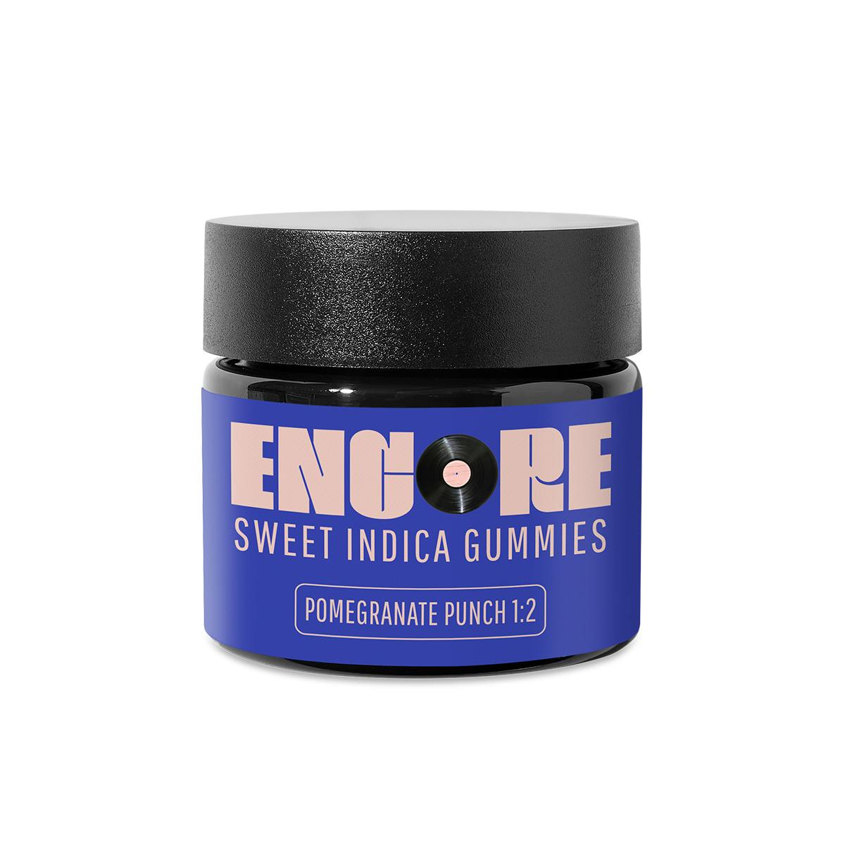 Photograph of product: Pomegranate Punch - 1:2 CBN:TH-oui Gummies - 100mg