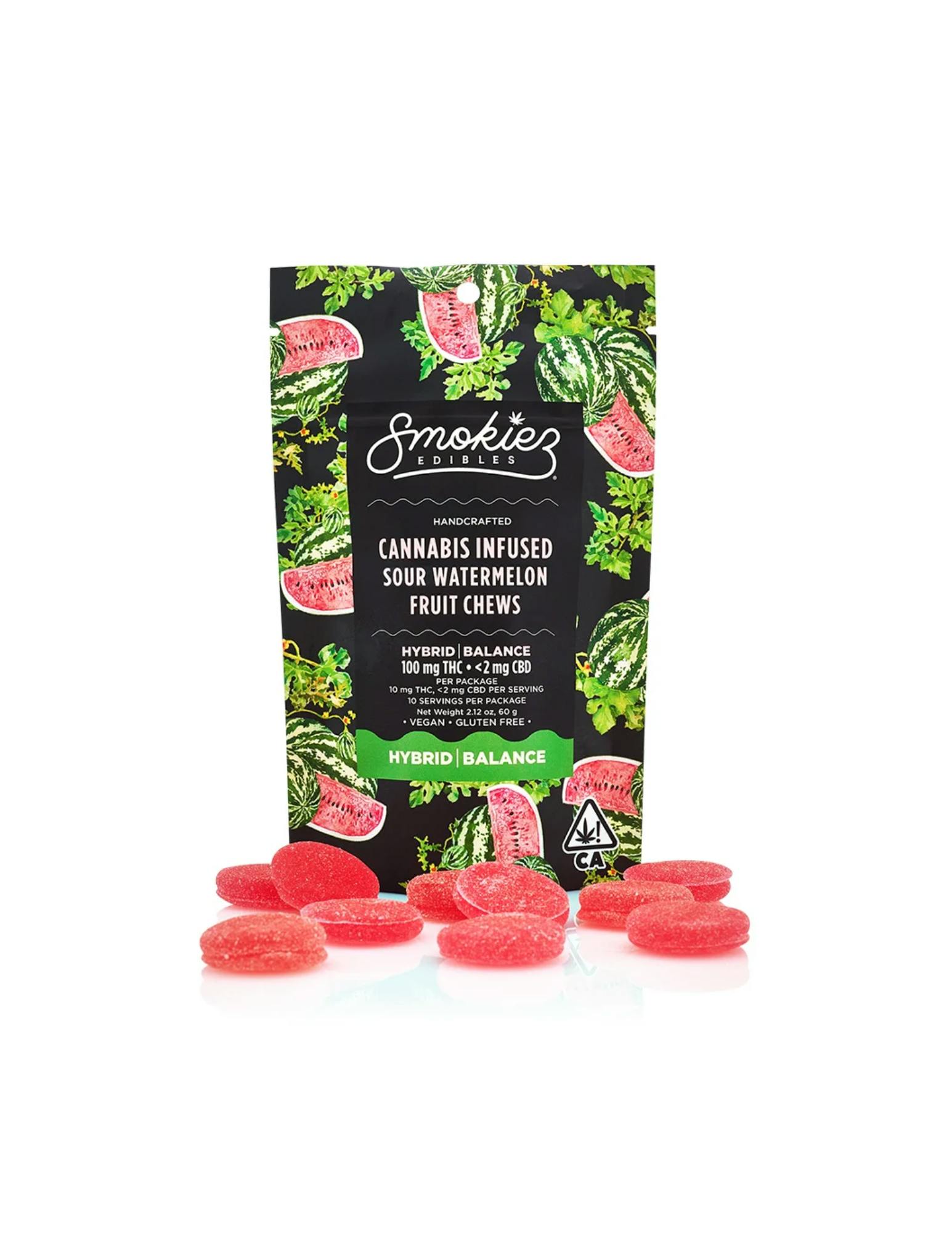 Photograph of product: Smokiez|Sour Watermelon|100mg