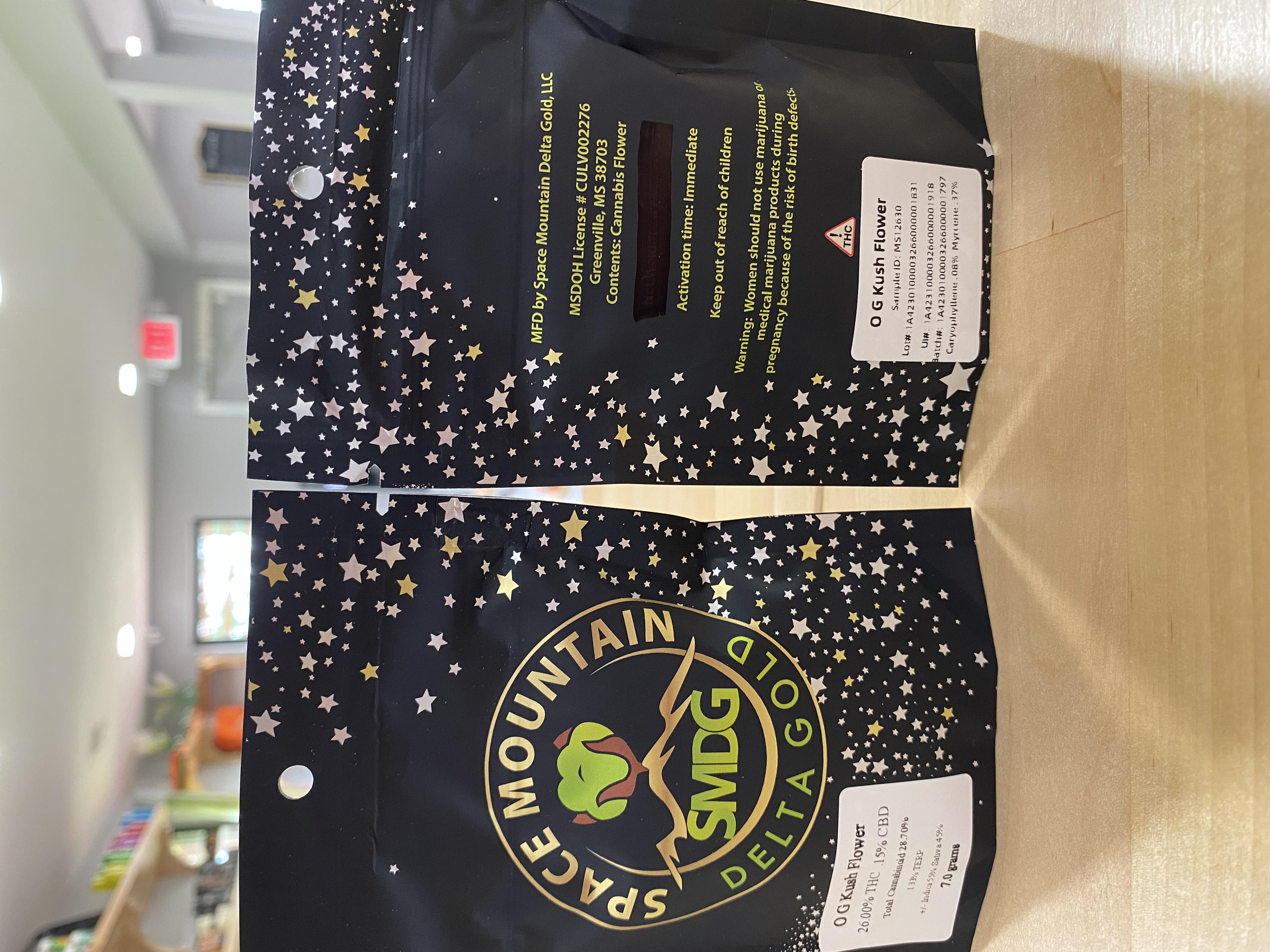 Photograph of product: Space Mountain OG Kush - 7g