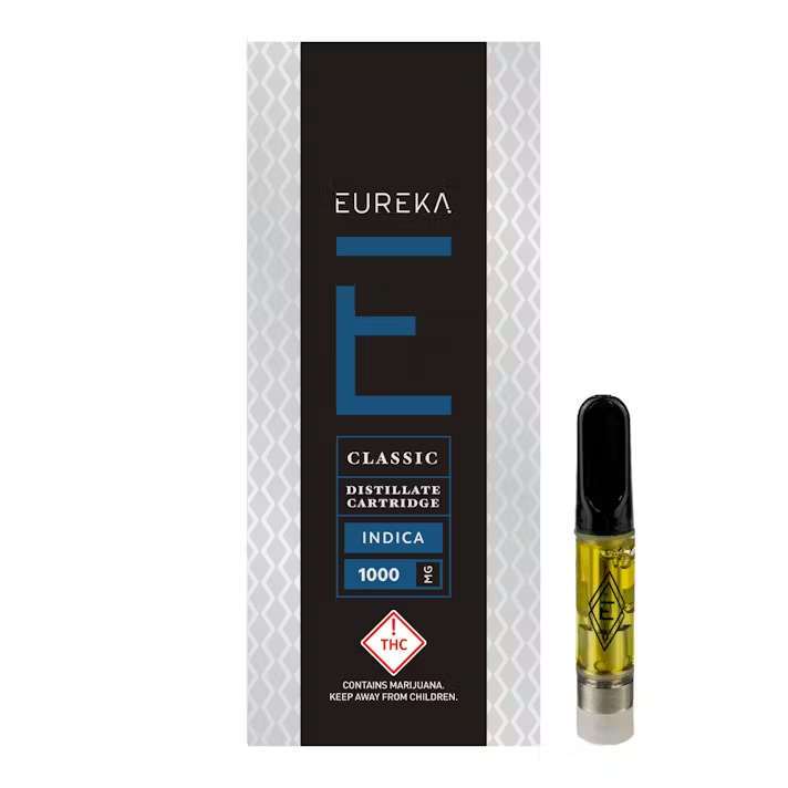 Photograph of product: Eureka | 1g Cart Classic Oui'd Blackberry Kush
