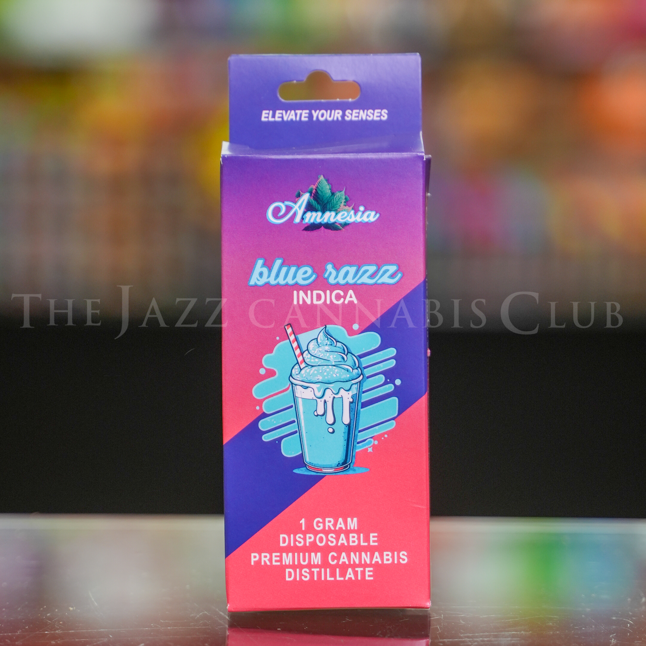 Photograph of product: Amnesia - Blue Razz Disposable Vape