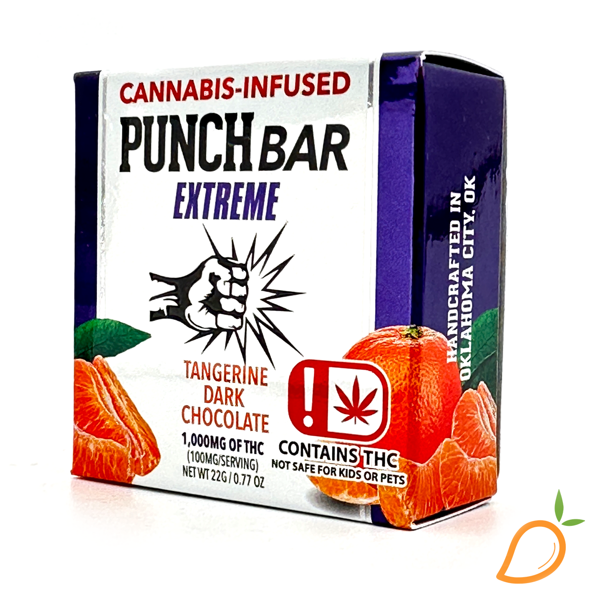 Photograph of product: 1000mg Mint Dark Chocolate Punch Bar Punch Edibles