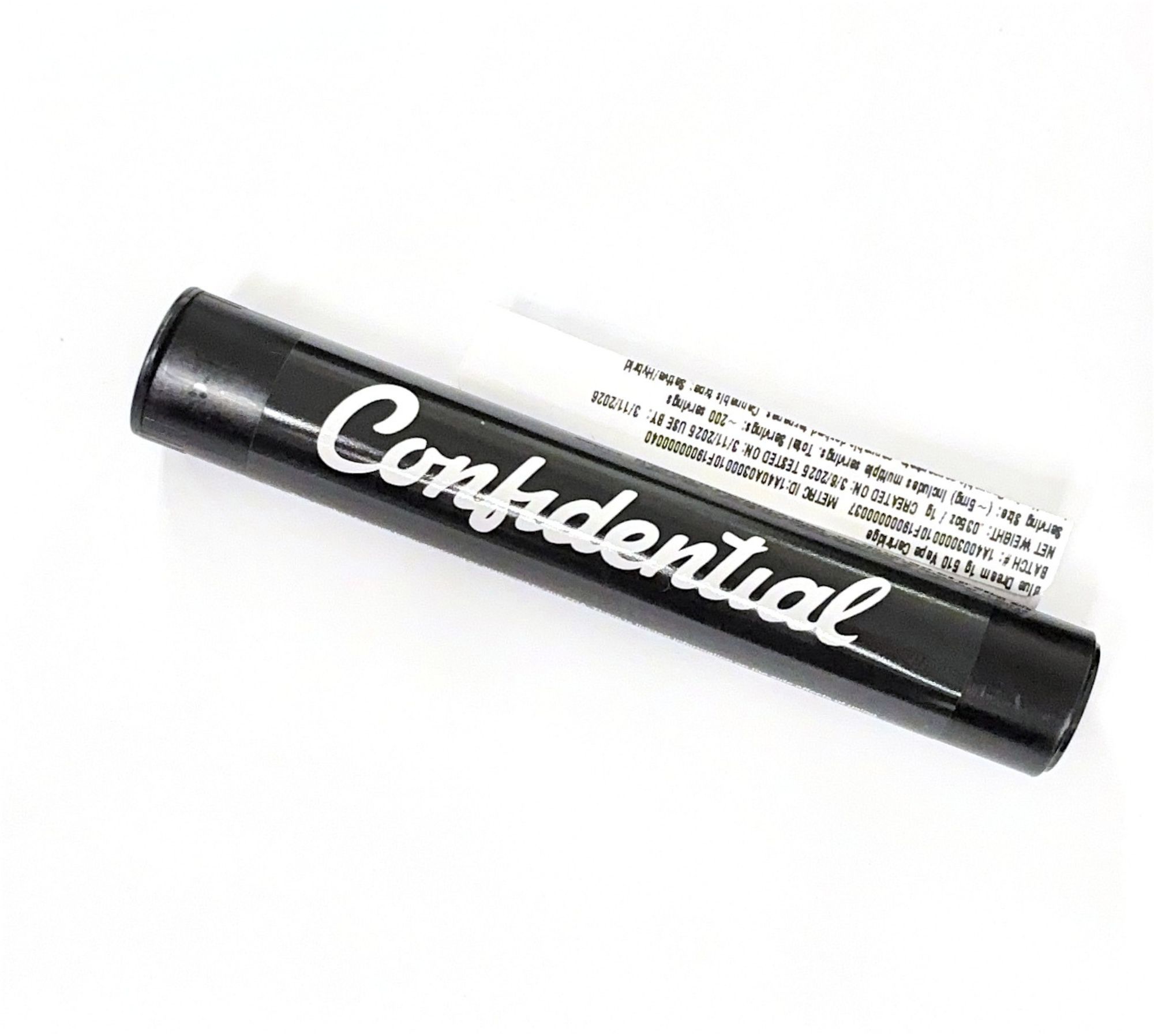 Photograph of product: Confidential - The Glove - Vape Cart - 1g