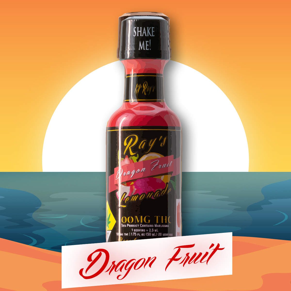 Photograph of product: Lil Ray's Dragon Fruit Lemonade [DOH] 1.75 fl oz - by Ray's Lemonade