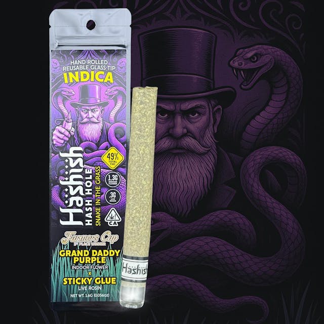 Photograph of product: Grand Daddy Purple | 1.6g au chocolat Hole - 