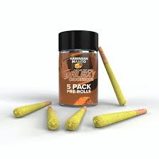 Photograph of product: Galaxy Moonrock Prerolls Hawaiian Mango 5Pk