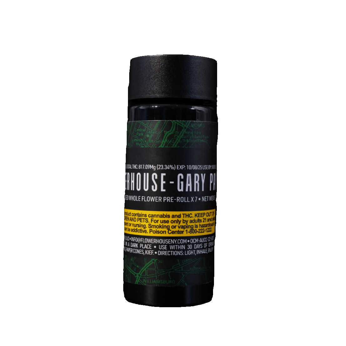 Photograph of product: FlowerHouse | Gary Payton | Infused Pre-Roll | 7 Pack