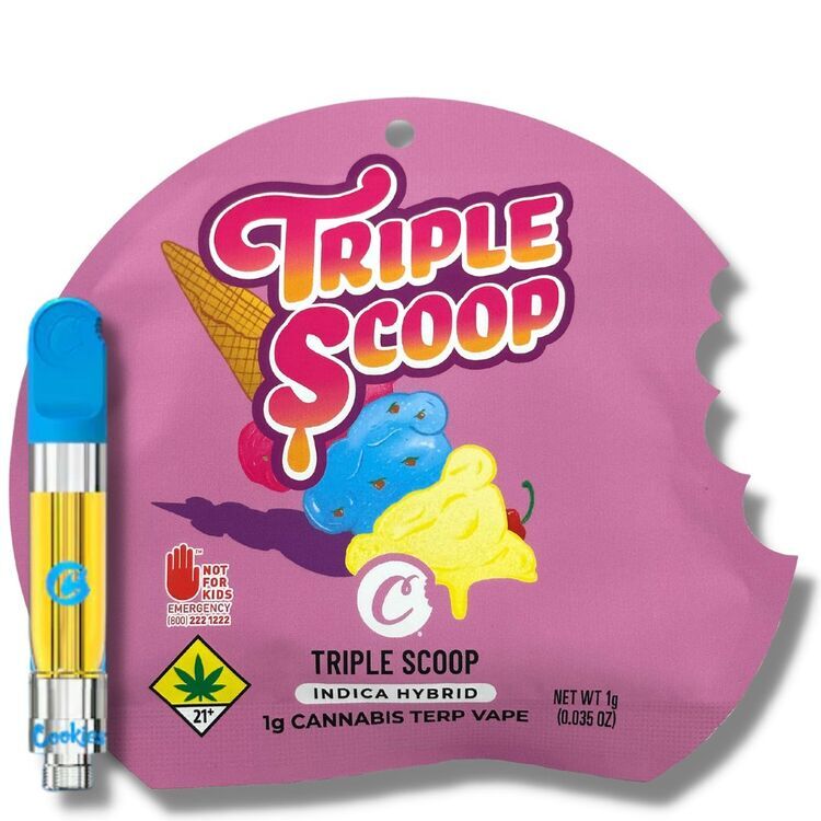 Photograph of product: Triple Scoop/Hawaiian Rain Dual Chamber Disposable (Cookies)