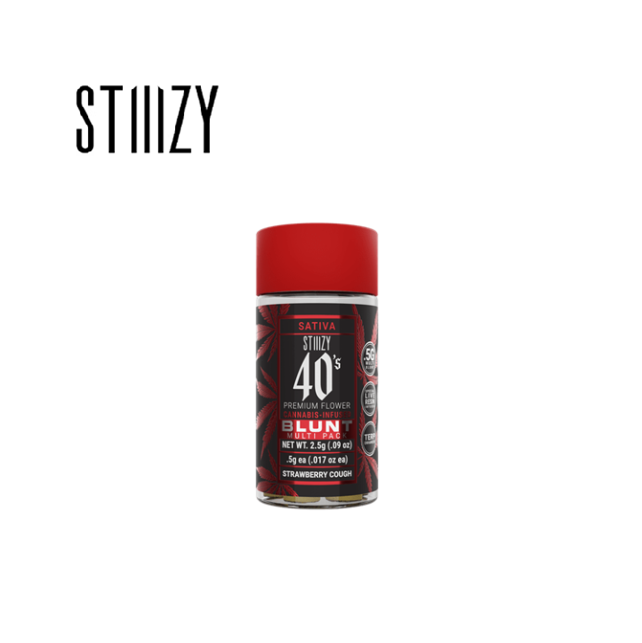 Photograph of product: STRAWBERRY COUGH 2.5G 5 PACK INFUSED BLUNT