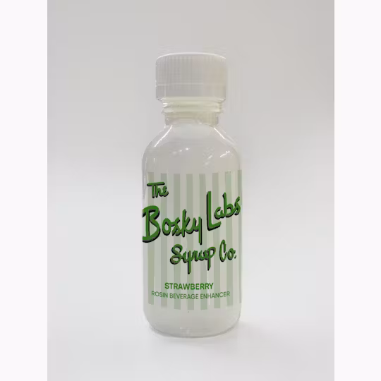 Photograph of product: Strawberry | 100 mg Syrup | Bosky Labs
