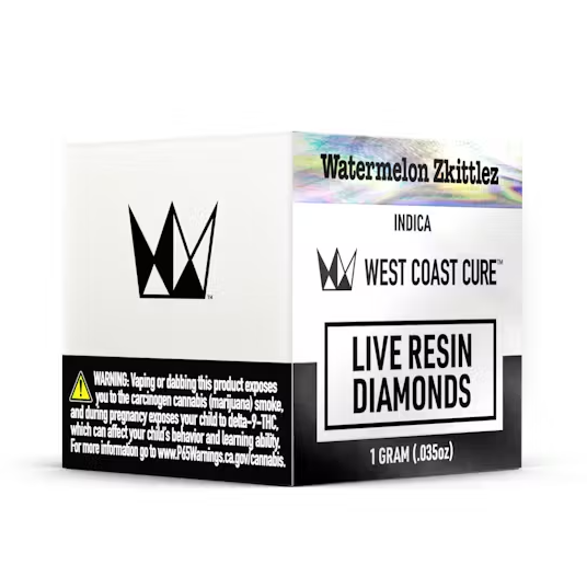 Photograph of product: WCC Watermelon Z Live Resin Diamonds (I) 1g