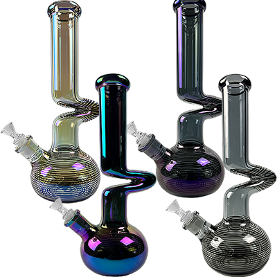 Photograph of product: Electroplated Zong Shaped Bong