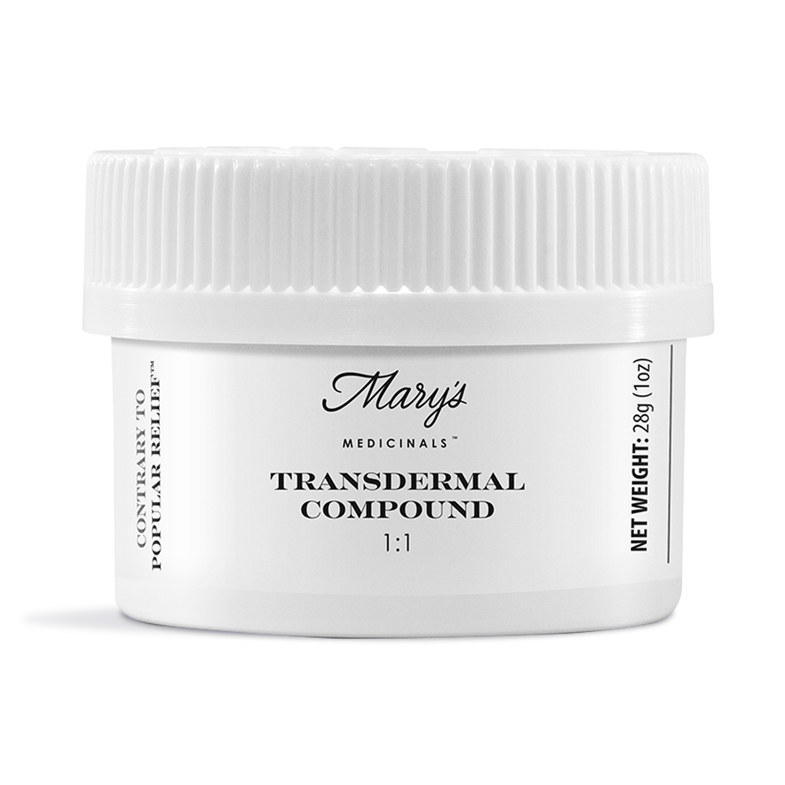 Photograph of product: Mary's Medicinals - Transdermal Compound 1:1 100mg TH-oui/100mg CBD