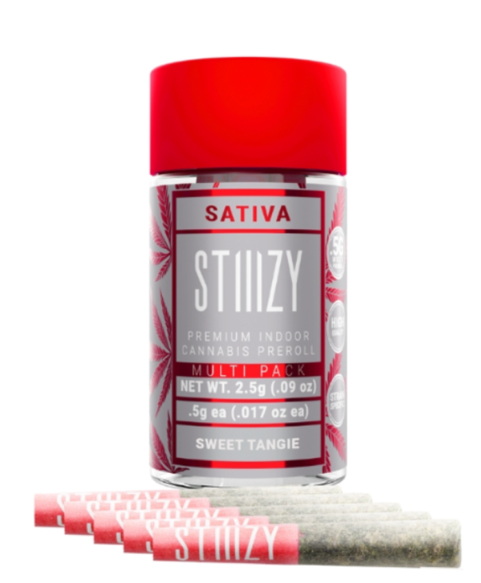 Photograph of product: SWEET TANGIE 2.5G 5PK PREROLLS