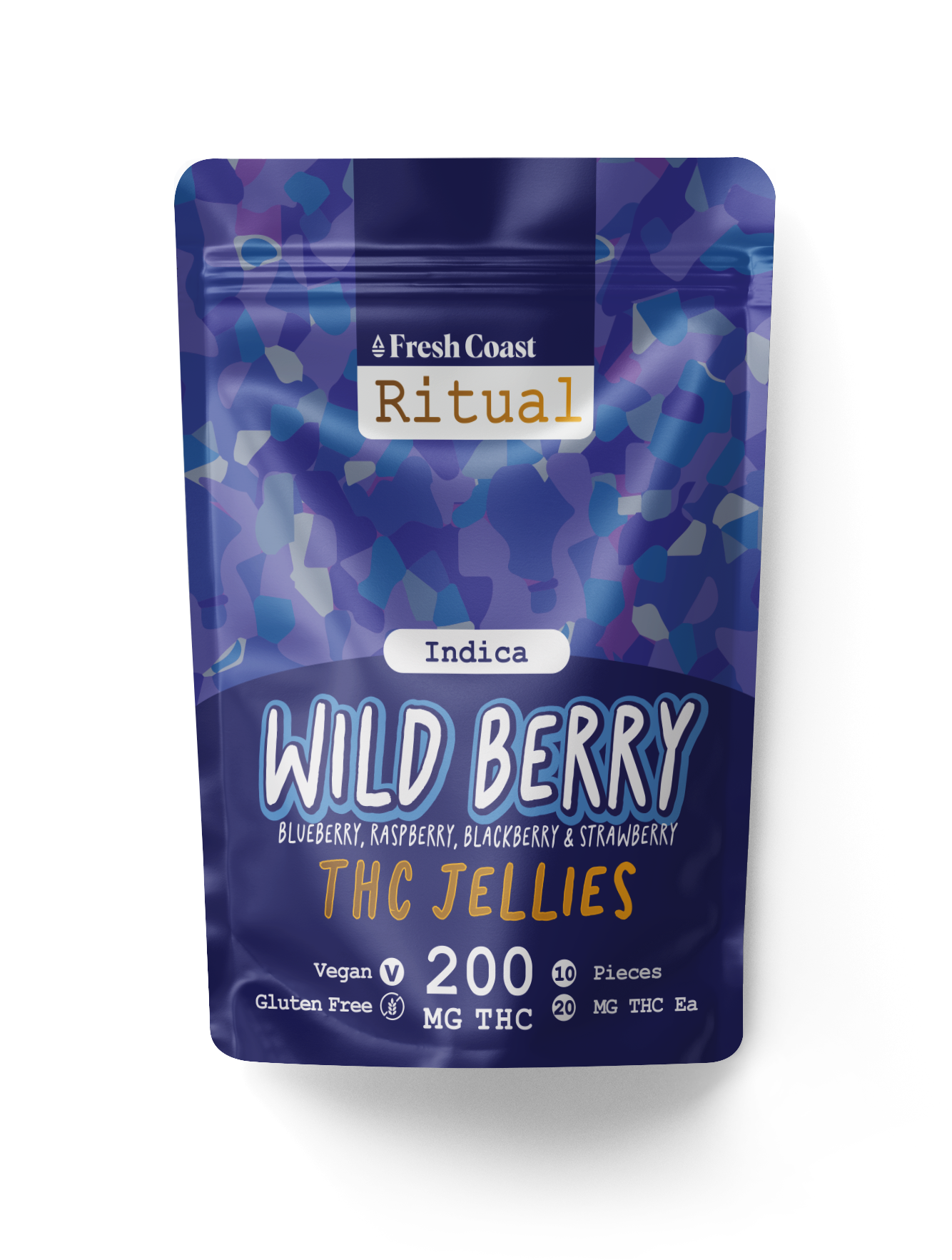 Photograph of product: Ritual Wild Berry Gummies | 200mg