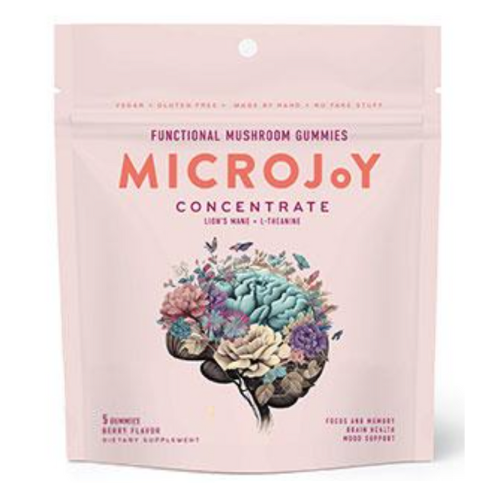 Photograph of product: mushroom Concentrate Gummies 30pc MicroJoy adaptogenic mushrooms