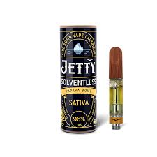 Photograph of product: JETTY - VAPE - OCAL (SOLVENTLESS) - - SATIVA - PAPAYA BOMB