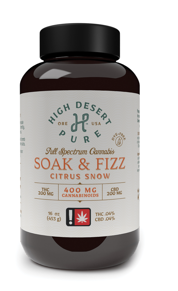 Photograph of product: HIGH DESERT PURE 1:1 SOAK & FIZZ - CITRUS SNOW