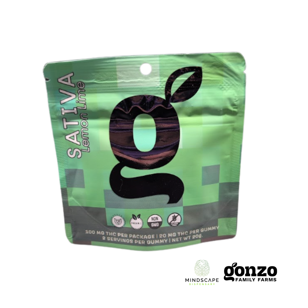 Photograph of product: Lemon Lime Gummy 100mg