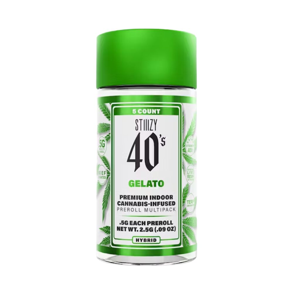 Photograph of product: 40'S JOINT 5 PACK - GELATO .5G - STIIIZY
