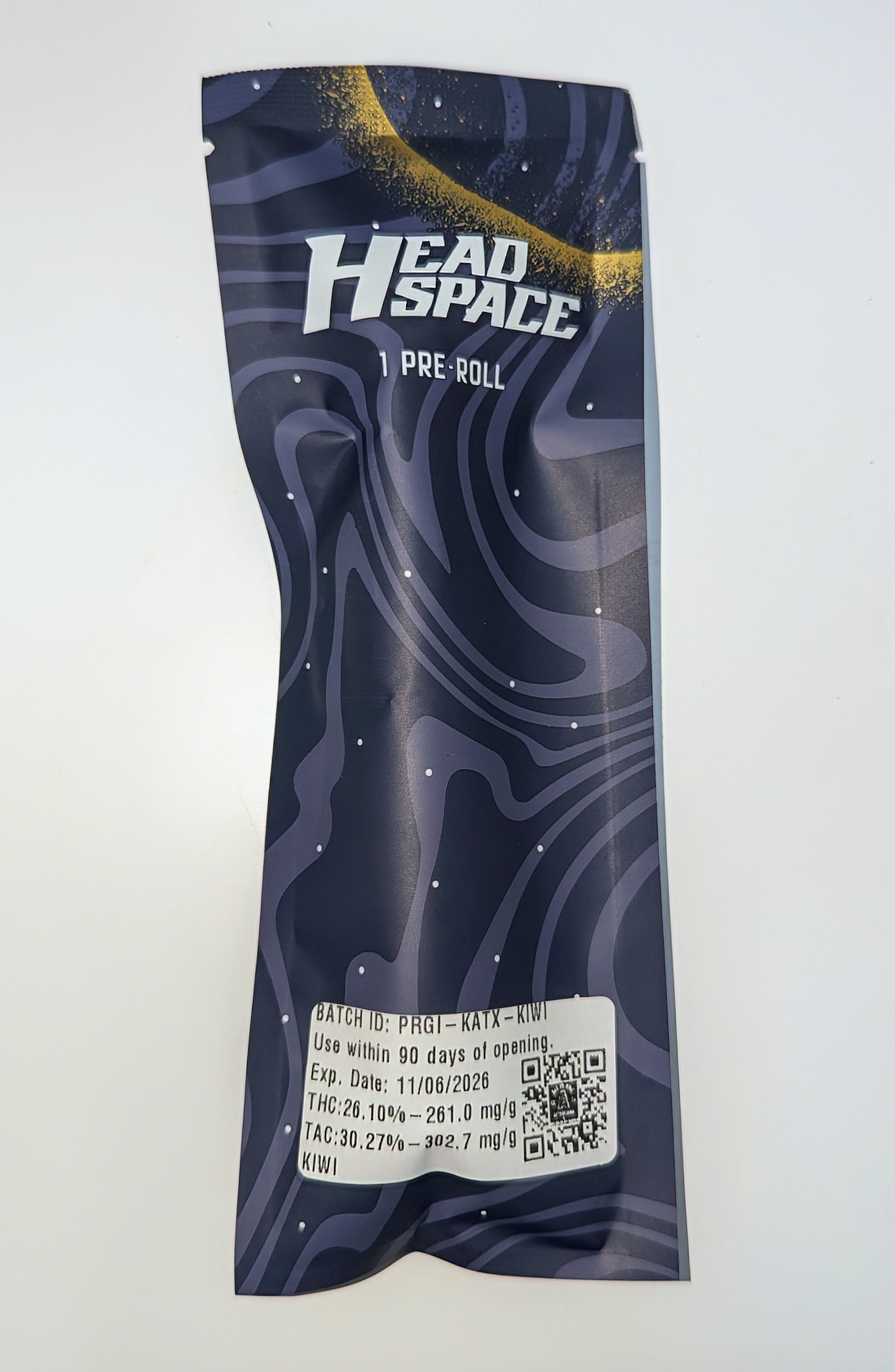 Photograph of product: Headspace | Kiwi | Pre-Roll | 1g