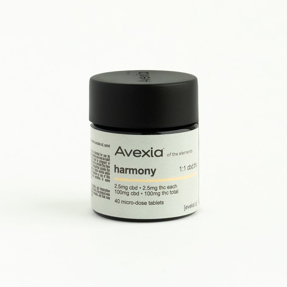 Photograph of product: Avexia | 40CT | Harmony 1:1 Tablets