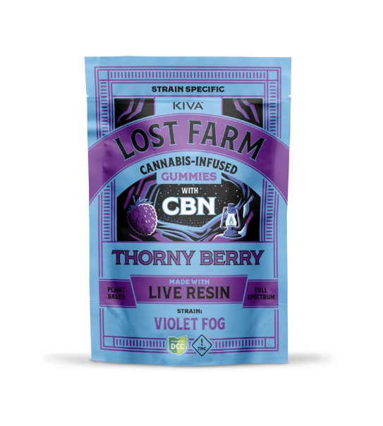 Photograph of product: Lost Farm | Thorny Berry 10pc | 100mg Live Resin gummies