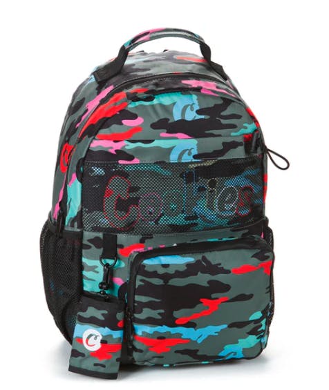 Photograph of product: Escobar Camo Pieced Poly Canvas Backpack - Green Camo - 